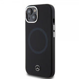 Mercedes Benz iPhone 15 Plus Cover Bicolor MagSafe Sort