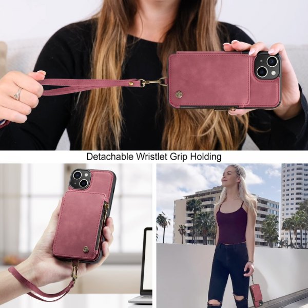 CaseMe iPhone 15 Plus Cover C20 Series Rød