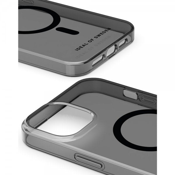 Ideal of Sweden iPhone 15 Plus Cover Clear Case MagSafe Tinted Black