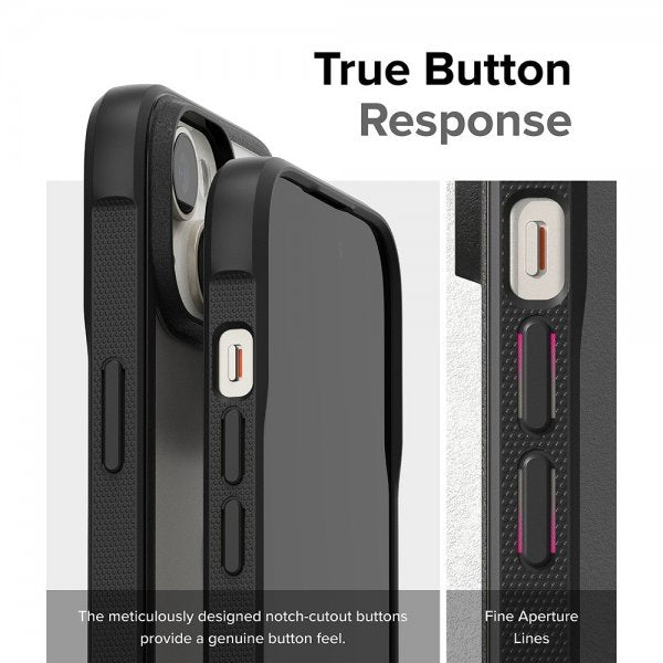 Ringke iPhone 15 Plus Cover Fusion Bold Mat Sort
