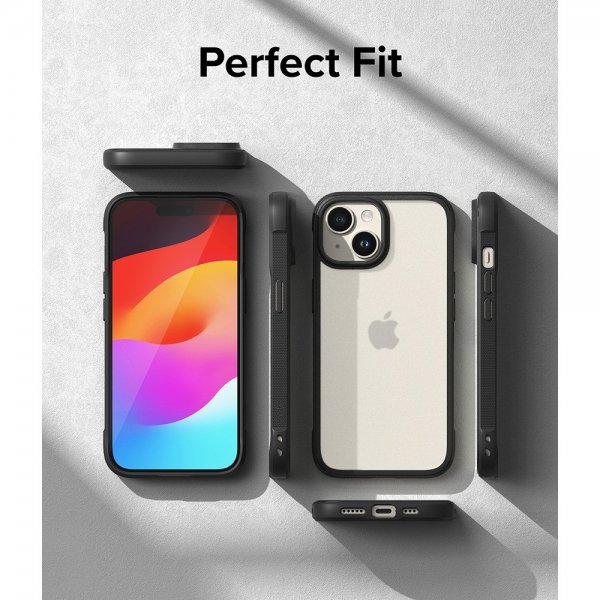 Ringke iPhone 15 Plus Cover Fusion Bold Mat Sort