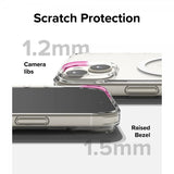 Ringke iPhone 15 Plus Cover Fusion Magnetic Matte Clear