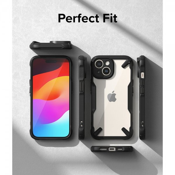 Ringke iPhone 15 Plus Cover Fusion X Sort