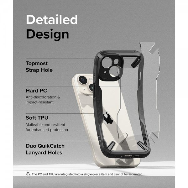 Ringke iPhone 15 Plus Cover Fusion X Sort