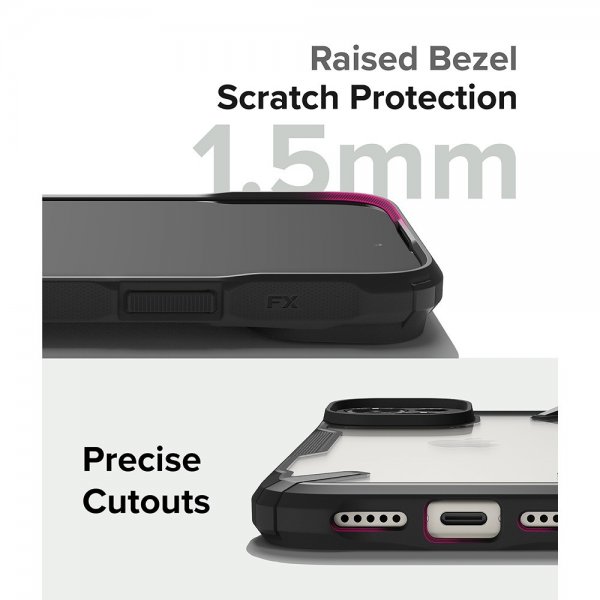 Ringke iPhone 15 Plus Cover Fusion X Sort