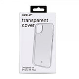 Celly iPhone 15 Plus Cover GELSKIN Gennemsigtigt