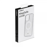 Celly iPhone 15 Plus Cover GELSKINMAG MagSafe Transparent