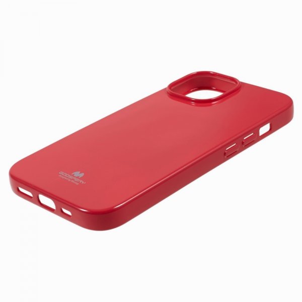 Mercury iPhone 15 Plus Cover Jelly Glitter Magenta