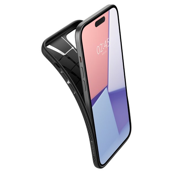 Spigen iPhone 15 Plus Cover Liquid Air Mat Sort
