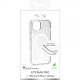 Puro iPhone 15 Plus Cover LITE MAG PRO Transparent