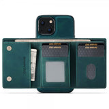 Dg.Ming iPhone 15 Plus Cover M1 Series Aftagelig Kortholder Grøn