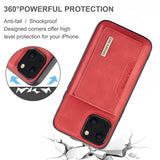 Dg.Ming iPhone 15 Plus Cover M2 Series Aftagelig Kortholder Rød