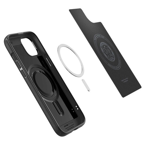 Spigen iPhone 15 Plus Cover Mag Armor MagFit Mat Sort