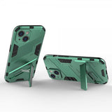 iPhone 15 Plus Cover med Stander Grøn