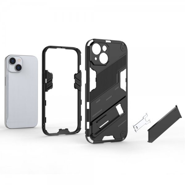 iPhone 15 Plus Cover med Stander Grøn