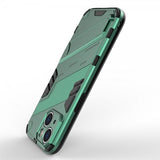iPhone 15 Plus Cover med Stander Grøn
