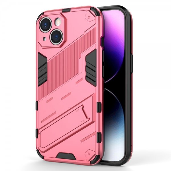 iPhone 15 Plus Cover med Stander Magenta
