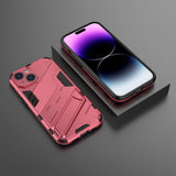 iPhone 15 Plus Cover med Stander Magenta