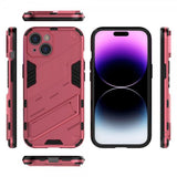 iPhone 15 Plus Cover med Stander Magenta