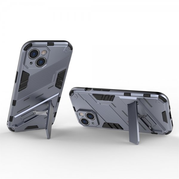 iPhone 15 Plus Cover med Stativ Mørkeblå