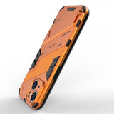 iPhone 15 Plus Cover med Stativ Orange
