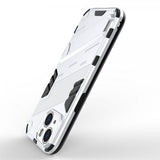 iPhone 15 Plus Cover med Stander Hvid
