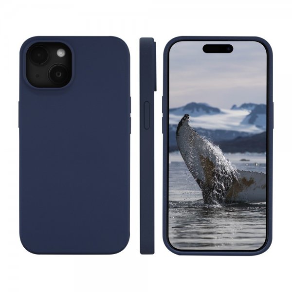 dbramante1928 iPhone 15 Plus Cover Monaco MagSafe Pacific Blue