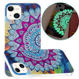 iPhone 15 Plus Cover Motiv Blå Mandala