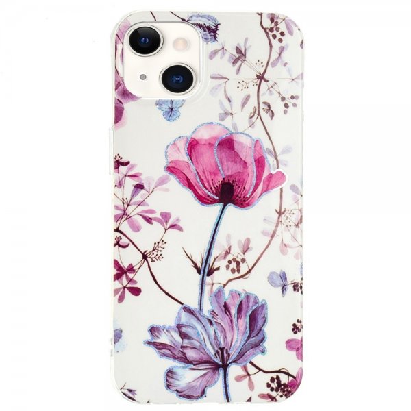 iPhone 15 Plus Cover Motiv Lotus