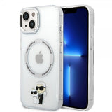 Karl Lagerfeld iPhone 15 Plus Cover NFT Karl & Choupette Transparent