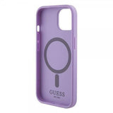 Guess iPhone 15 Plus Cover Saffiano MagSafe Lilla