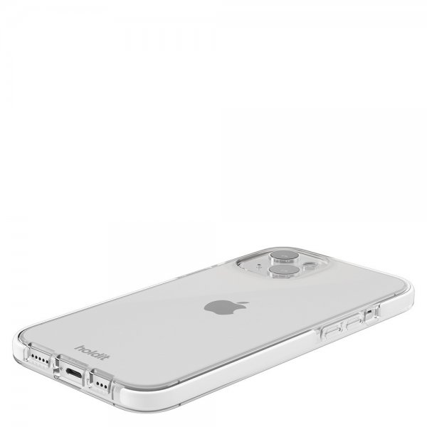 holdit iPhone 15 Plus Cover Seethru Hvid