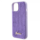 Guess iPhone 15 Plus Cover Sequin Lilla