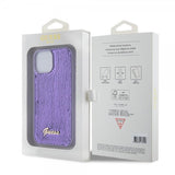 Guess iPhone 15 Plus Cover Sequin Lilla