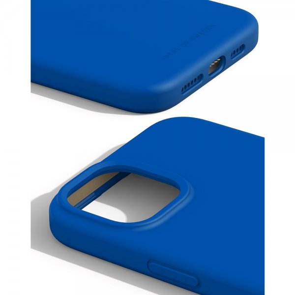 Ideal of Sweden iPhone 15 Plus Cover Silicone Case MagSafe Koboltblå
