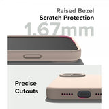 Ringke iPhone 15 Plus Cover Silikone Magnetisk Pink Sand
