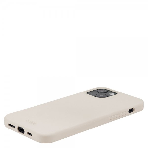holdit iPhone 15 Plus Cover Silikone Light Beige