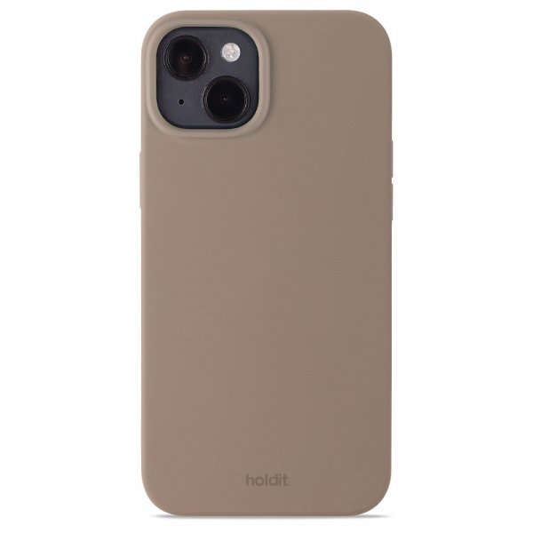 holdit iPhone 15 Plus Cover Silikone Mocha Brown
