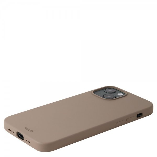 holdit iPhone 15 Plus Cover Silikone Mocha Brown