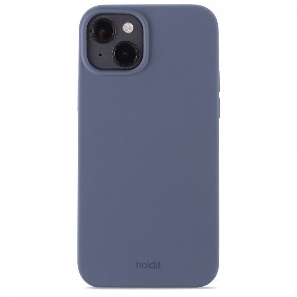 holdit iPhone 15 Plus Cover Silikone Pacific Blue