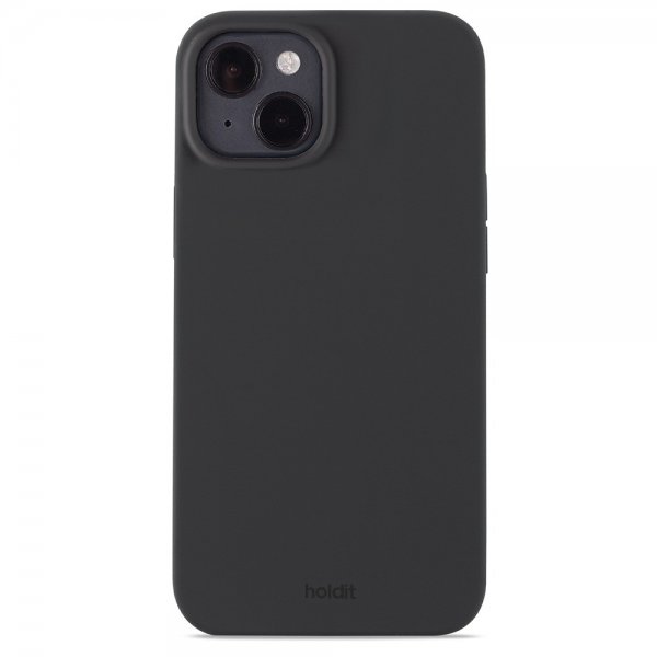holdit iPhone 15 Plus Cover Silikone Sort