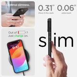 Spigen iPhone 15 Plus Cover Thin Fit Sort