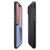 Spigen iPhone 15 Plus Cover Thin Fit Sort