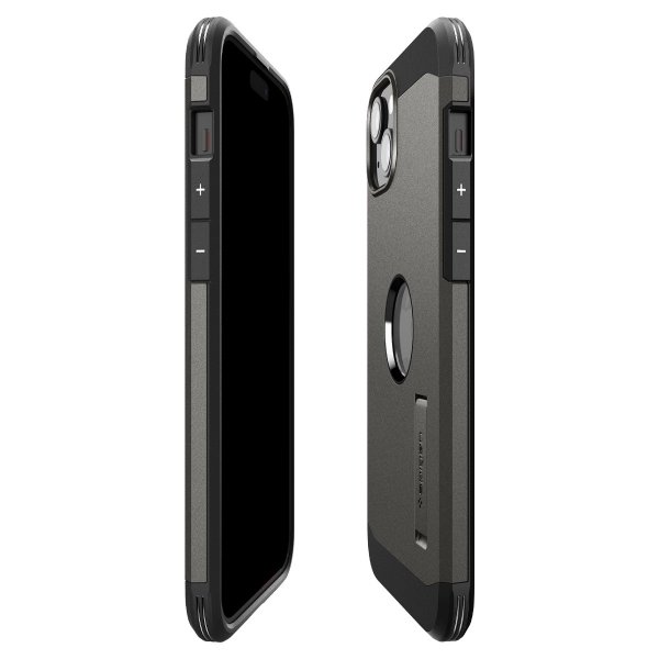 Spigen iPhone 15 Plus Cover Tough Armor MagFit Gunmetal