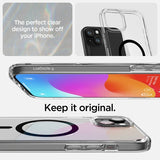 Spigen iPhone 15 Plus Cover Ultra Hybrid MagFit Sort
