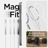 Spigen iPhone 15 Plus Cover Ultra Hybrid MagFit Sort