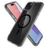 Spigen iPhone 15 Plus Cover Ultra Hybrid MagFit Sort