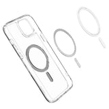 Spigen iPhone 15 Plus Cover Ultra Hybrid MagFit Sort