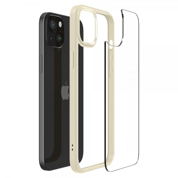 Spigen iPhone 15 Plus Cover Ultra Hybrid Mute Beige