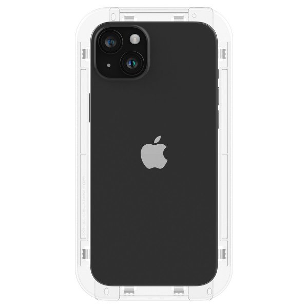 Spigen iPhone 15 Plus Skærmbeskyttelse GLAS.tR EZ Fit Privacy 2-pak